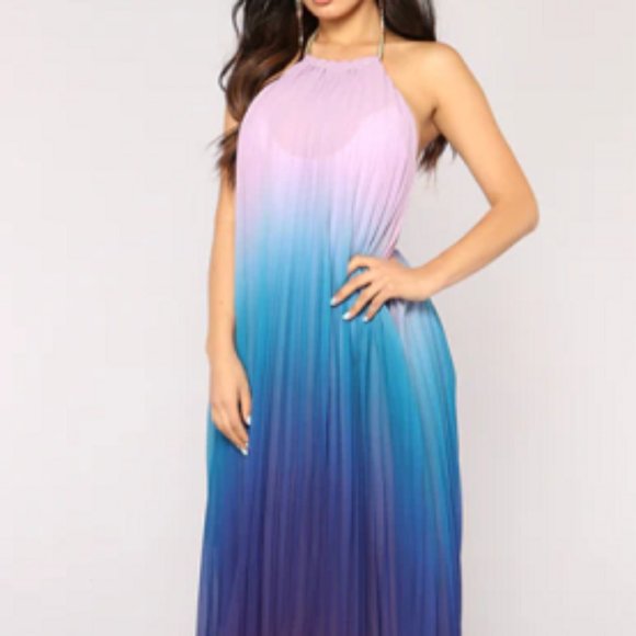 Fashion Nova Ombre Maxi Dress - Picture 3 of 6